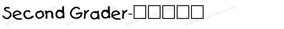 Second Grader字体转换